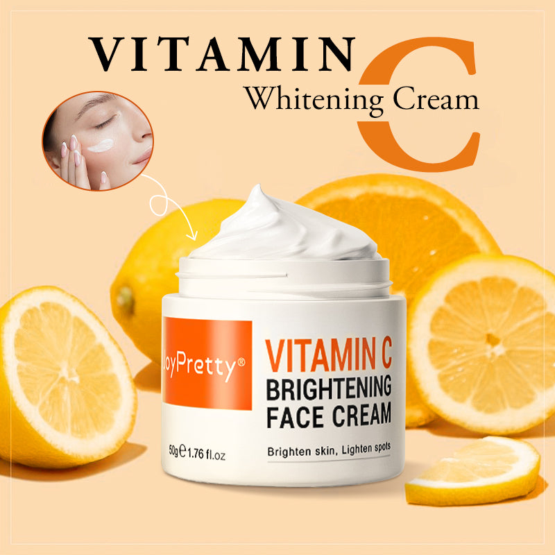 JoyPretty Vitamin C Face Cream with Niacinamide – Brightening Moisturizer for Dark Spots, Uneven Skin Tone & Hydration