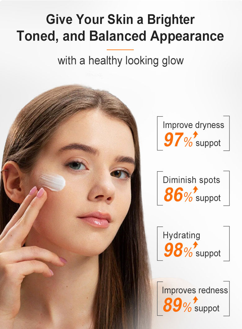JoyPretty Vitamin C Face Cream with Niacinamide – Brightening Moisturizer for Dark Spots, Uneven Skin Tone & Hydration