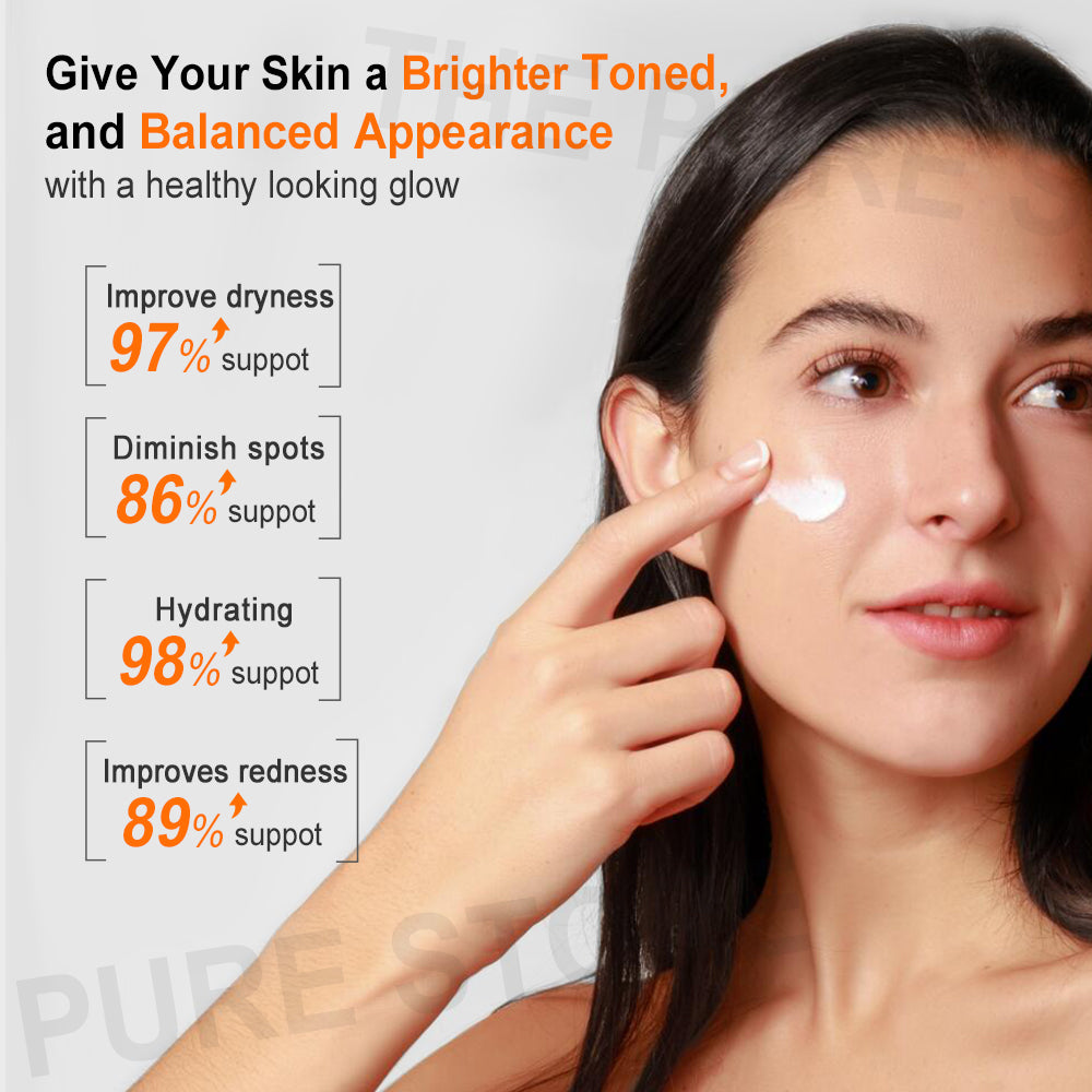JoyPretty Vitamin C Face Cream with Niacinamide – Brightening Moisturizer for Dark Spots, Uneven Skin Tone & Hydration